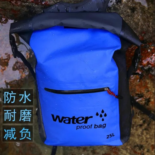 25L Dry Bag Waterproof Backpack Rucksack Storage Pack Sack Swimming Rafting Kayaking Camping Floating Sailing Canoe Boating