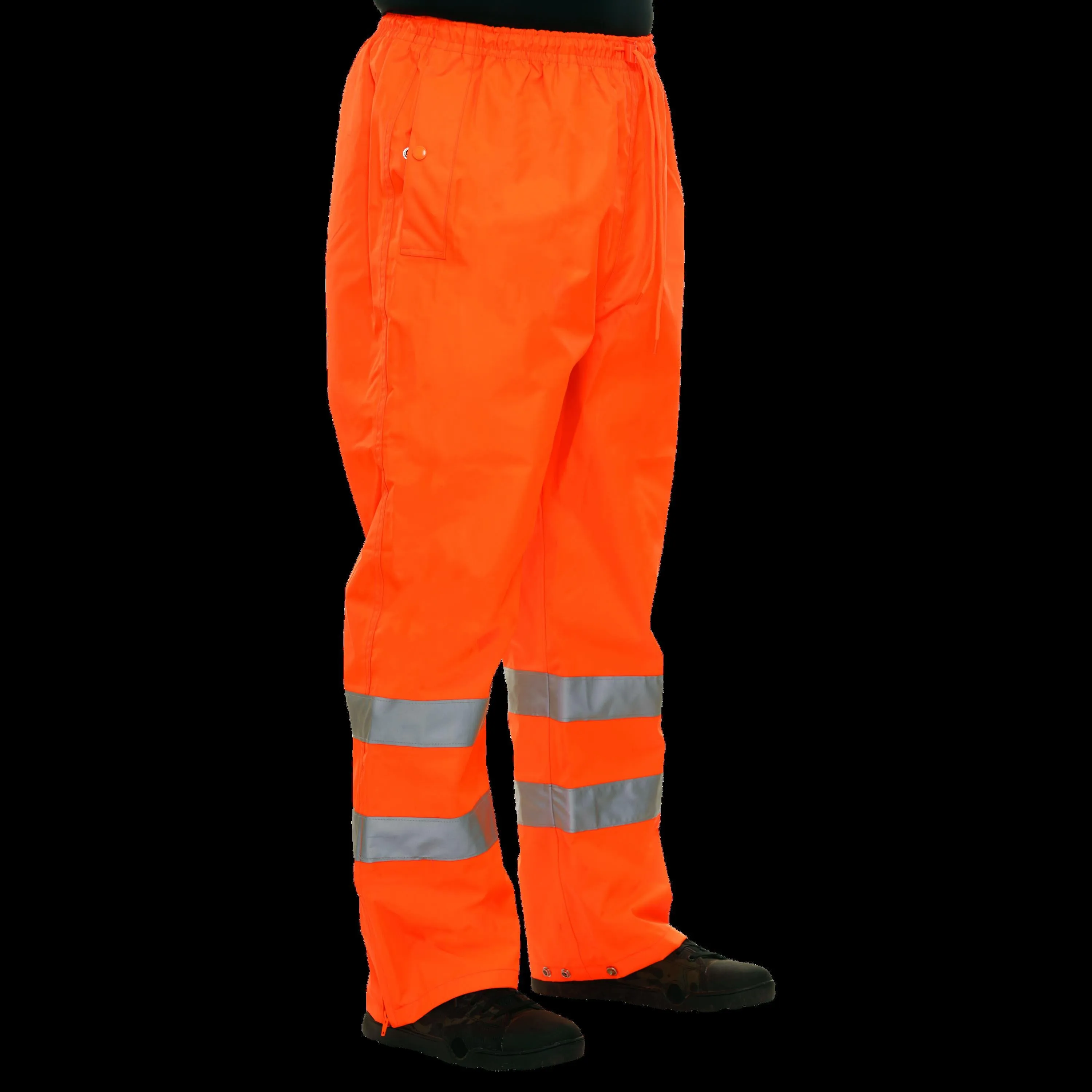 700STOR Safety Pants: Orange High Visibility Pants: Breathable Waterproof: ANSI E