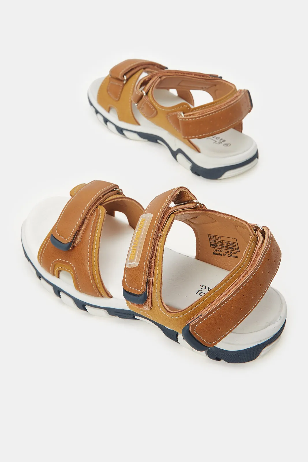 Boys Brown Trekker Sandal