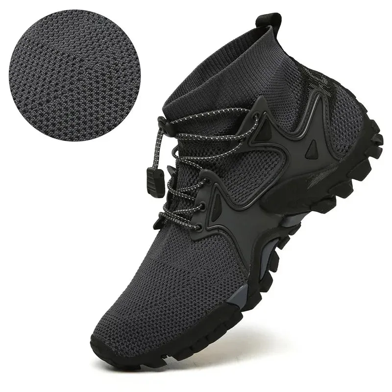 Breathable Mesh Men's Botas Tactical Boots Hiking Soft Shoes Outdoor Non-Slip Trail Trekking Climbing Designer Wading Sneakers