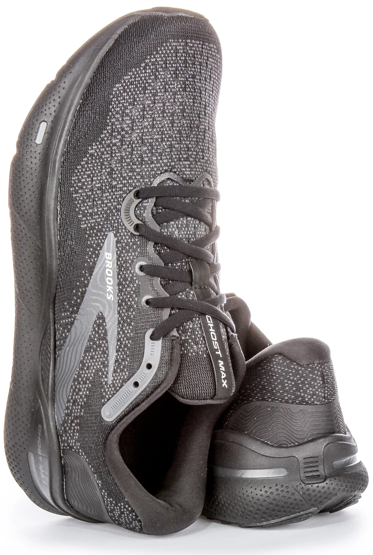 Brooks Ghost Max In Black For Men | Medium Fit