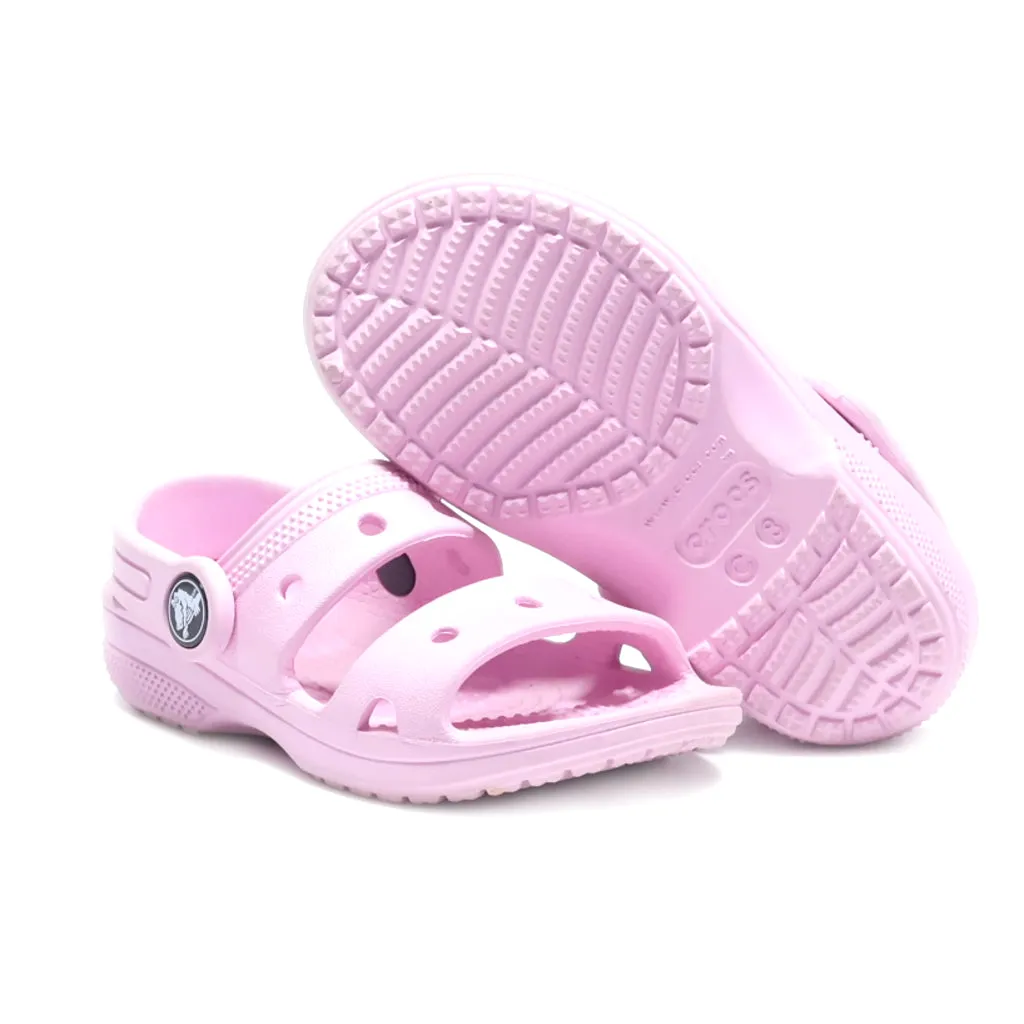 Crocs Classic Flat Sandals Eva Pink Colour For Kids