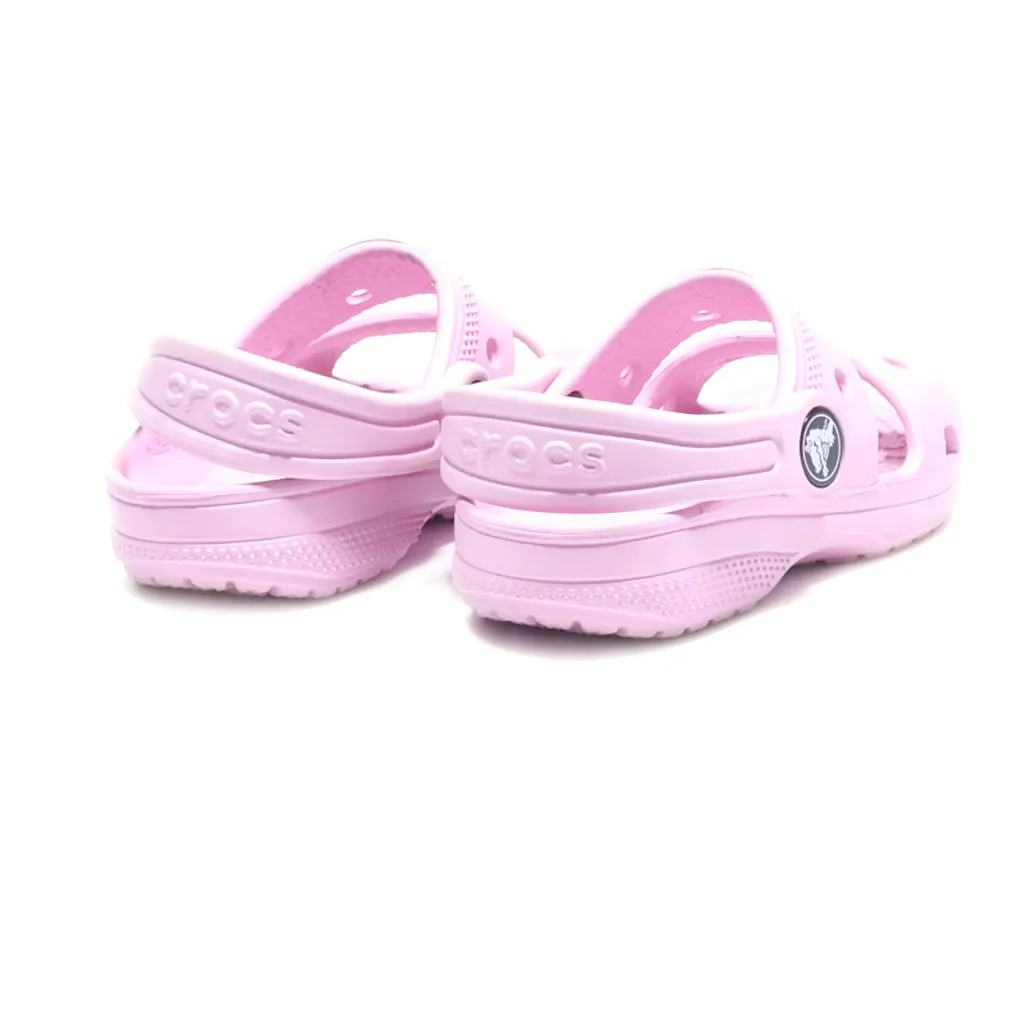 Crocs Classic Flat Sandals Eva Pink Colour For Kids