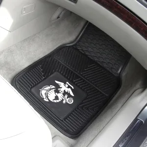 Fanmats U.S. Marines Heavy Duty Car Mat Set - 2 Pieces