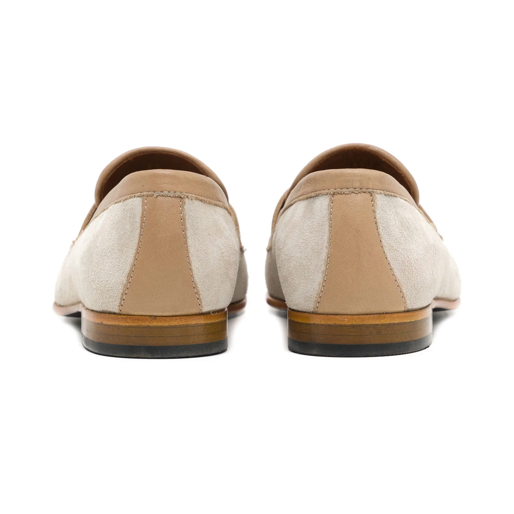 Griffin Beige Suede Loafer