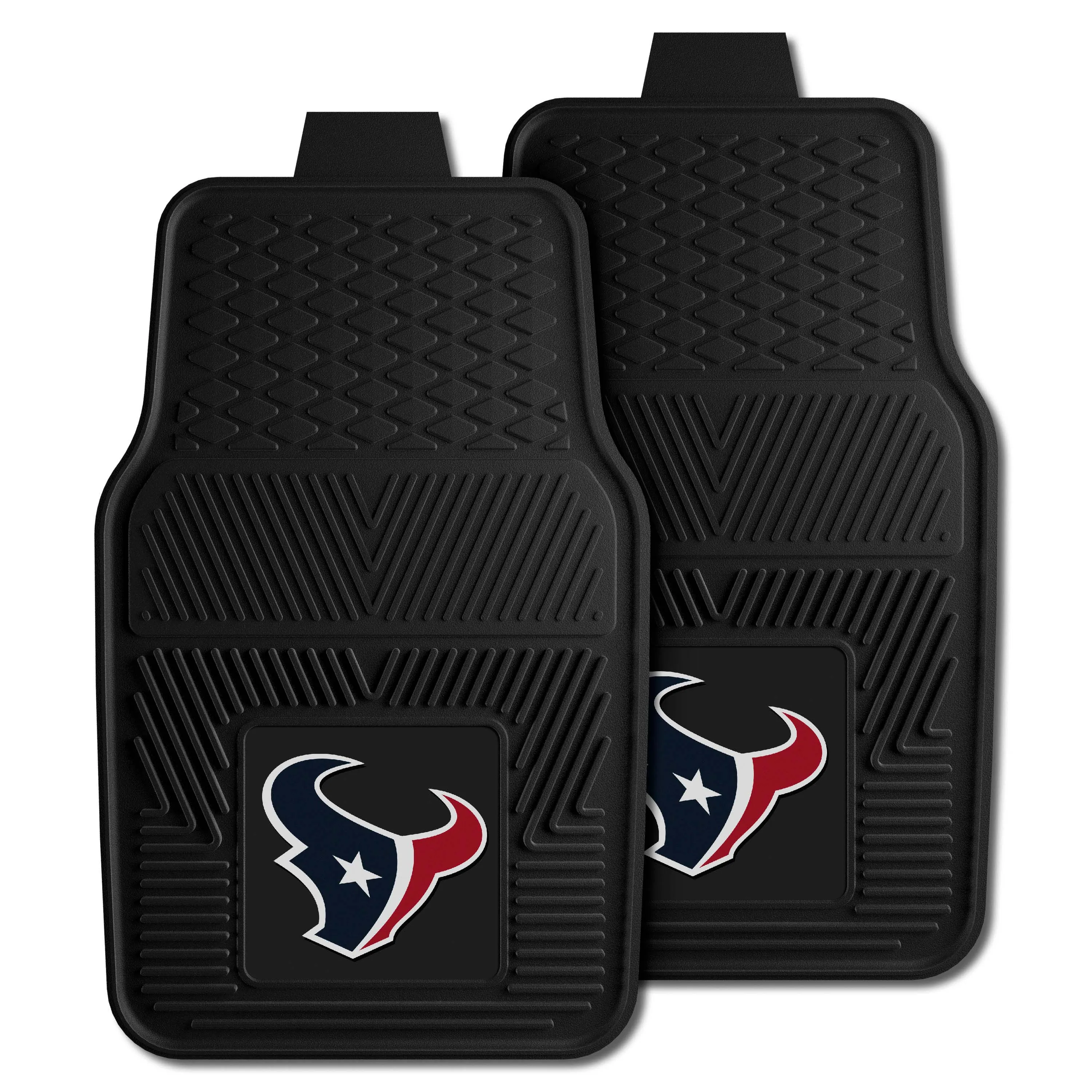 Houston Texans Heavy Duty Car Mat Set - 2 Pieces