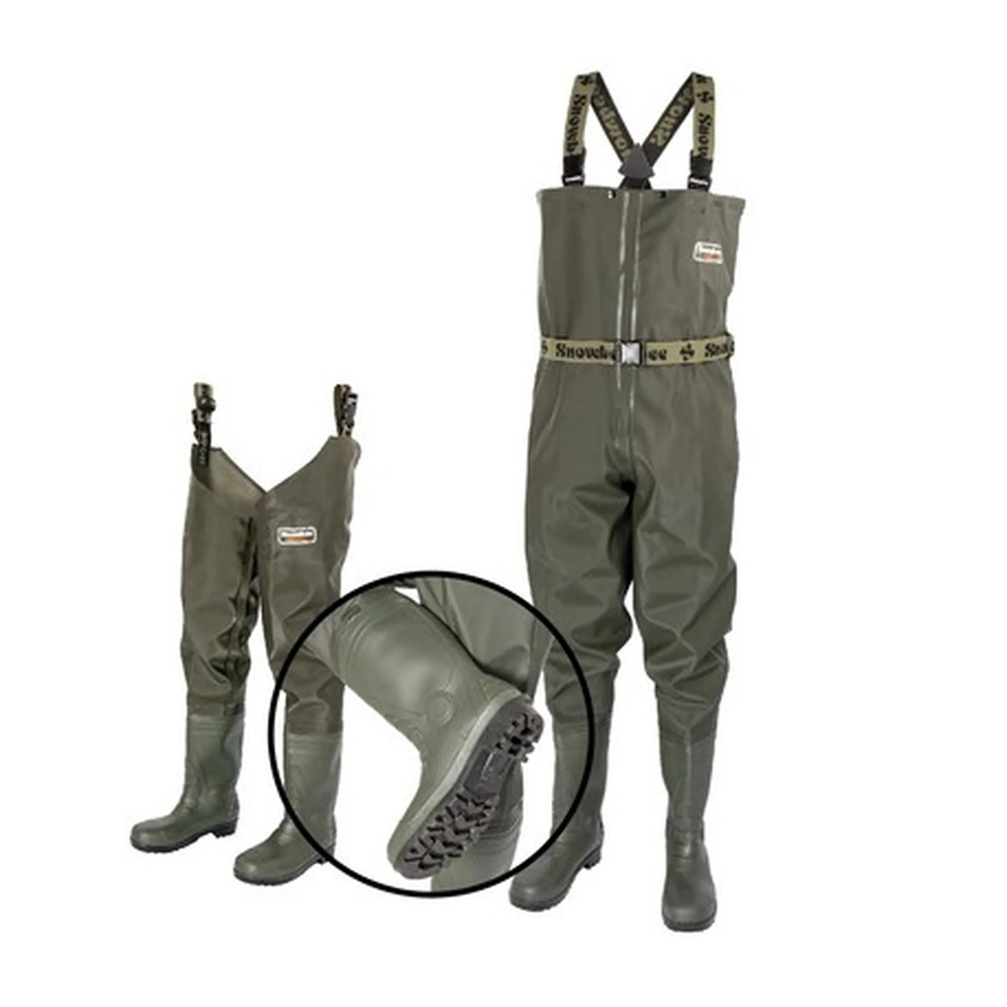 Snowbee Granite PVC Chest Booted Waders (blue box)