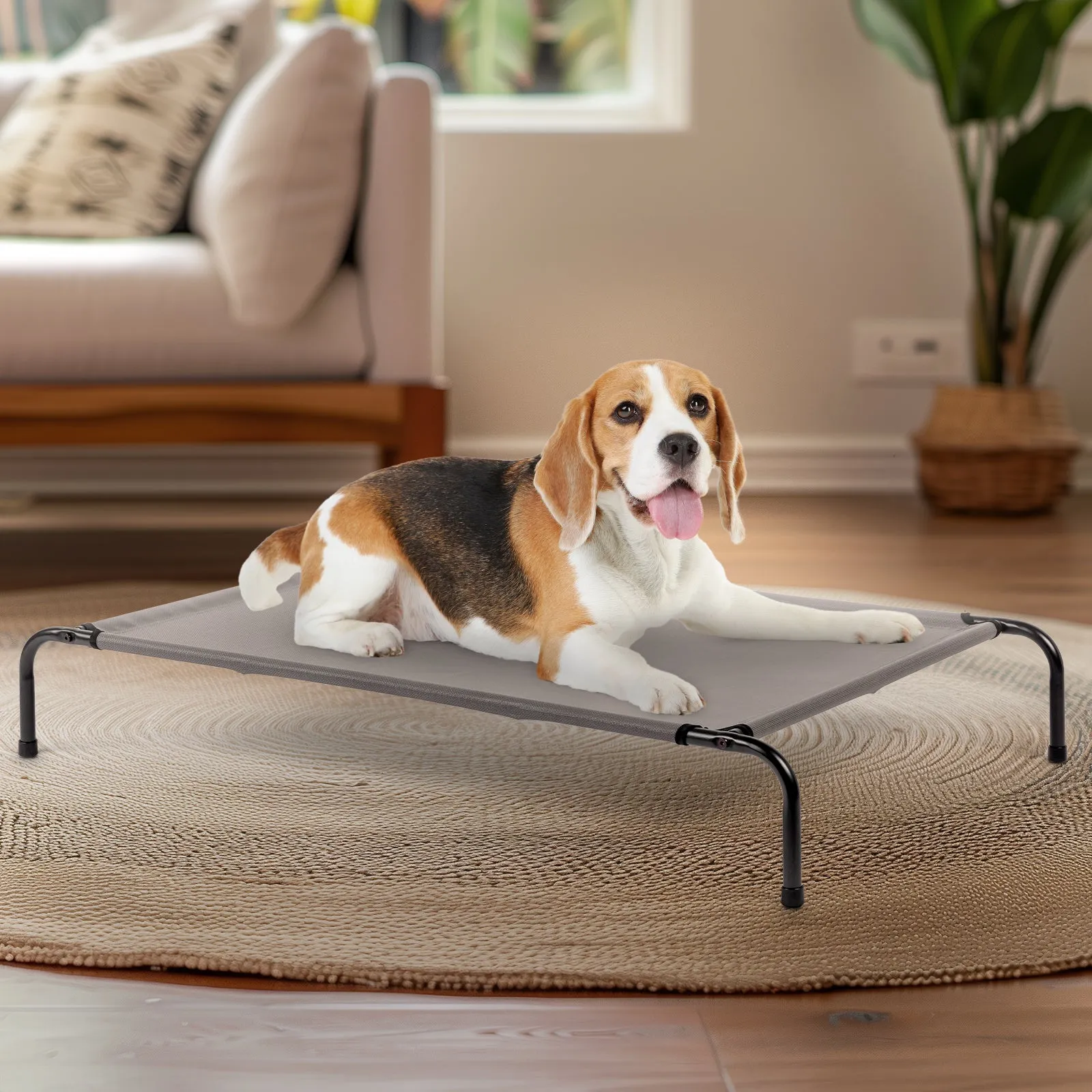 Sturdy Durable 8" Raised Platform Bed for Dogs