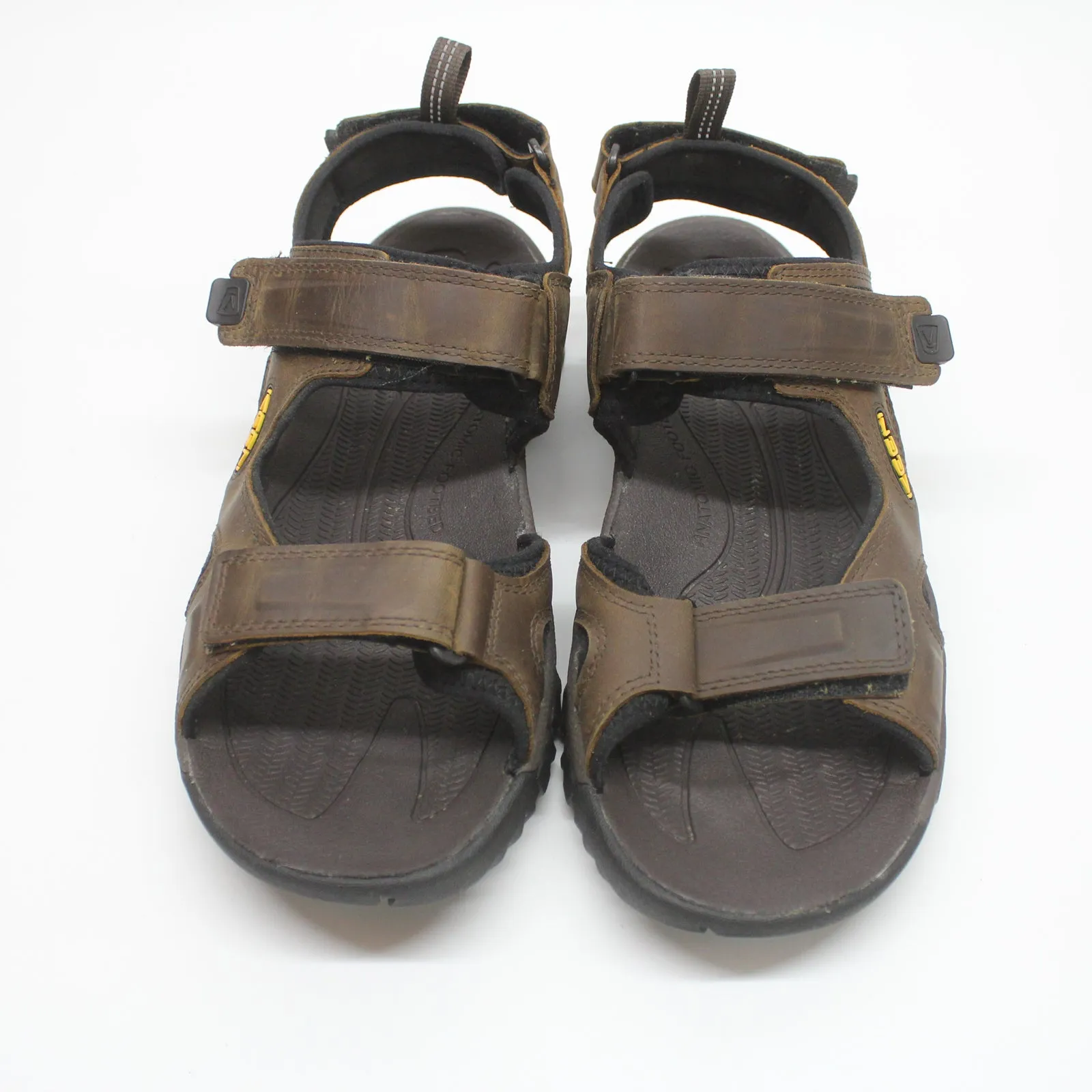 Targhee III Open Toe Leather Men's Hook and loop Sandals - UK 11 - US 12 Men - EU 46