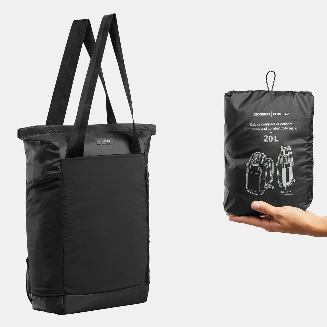 Travel 2-in-1 Tote Bag 15L