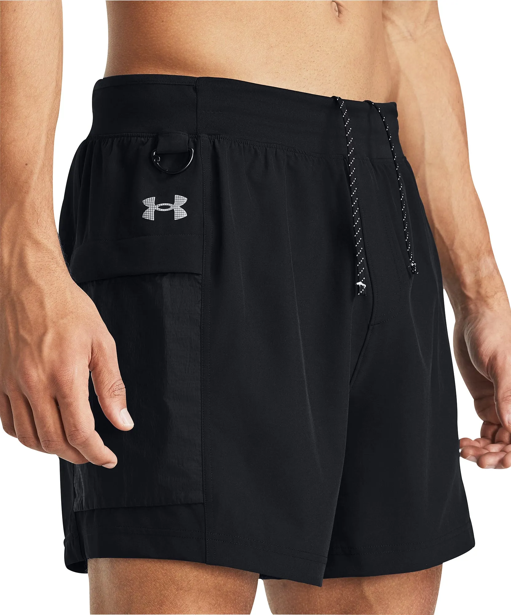 Under Armour Launch Trail 5 Inch Mens Running Shorts - Black