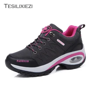 Women Hiking Shoes Man Waterproof Mountain Climbing Trekking Shoes Unisex