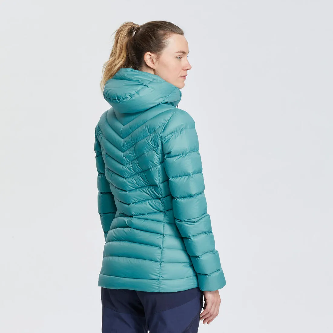 Women’s Mountain Trekking Down Jacket w/ Hood -10°C - MT500