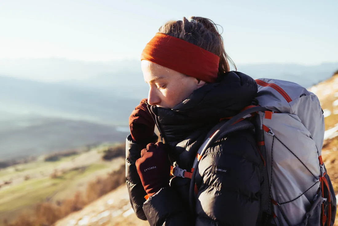 Women’s Mountain Trekking Down Jacket w/ Hood -10°C - MT500