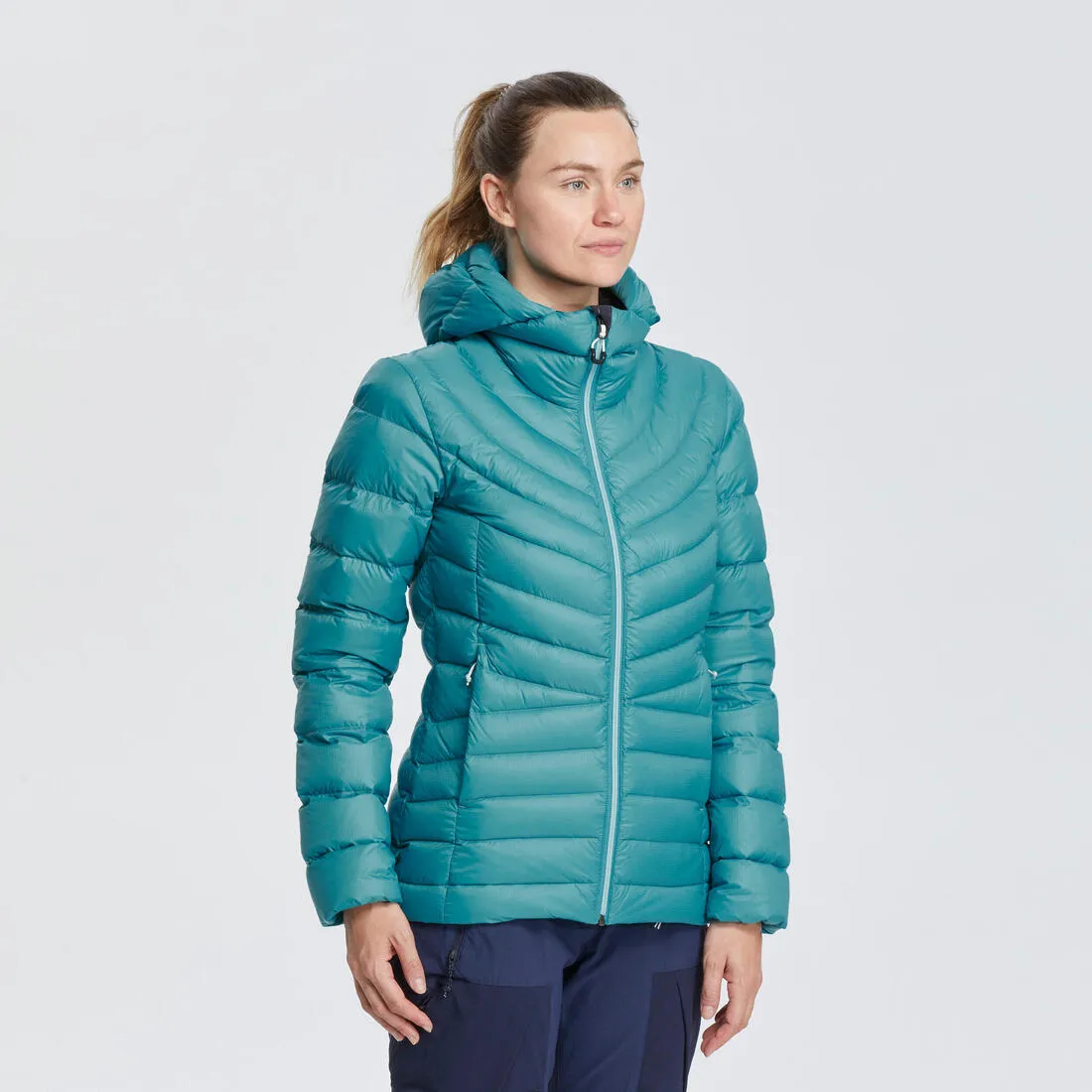 Women’s Mountain Trekking Down Jacket w/ Hood -10°C - MT500