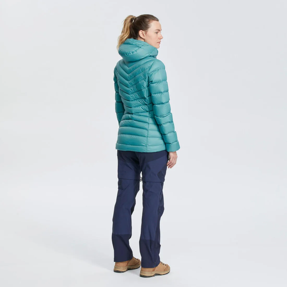 Women’s Mountain Trekking Down Jacket w/ Hood -10°C - MT500