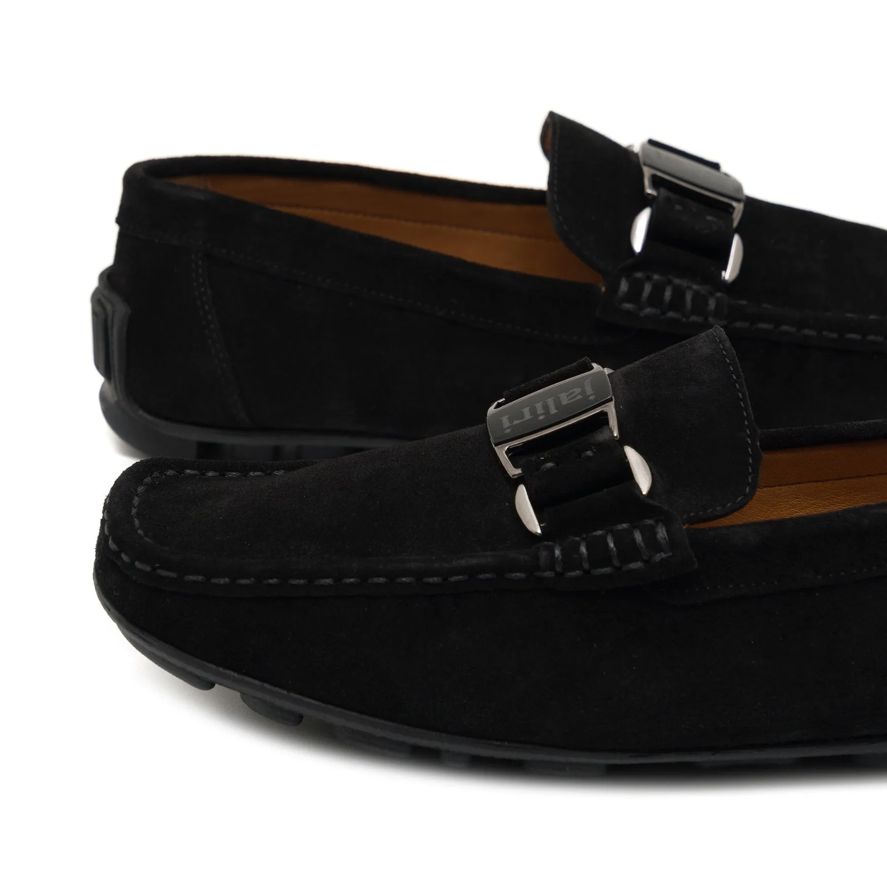 Zale Black Suede Loafer